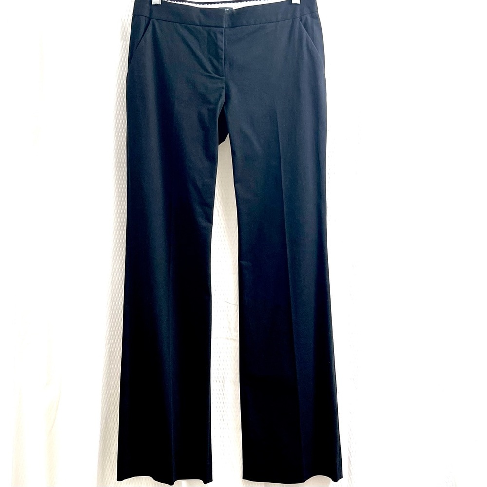 J. Crew City Fit Cotton Stretch Pants Size 2 Black